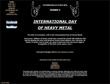 Tablet Screenshot of heavymetalday.co.uk